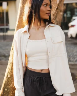 Alpine Sand Cloud Base Camp Button Up