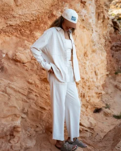 Alpine Sand Cloud Base Camp Button Up