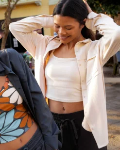 Alpine Sand Cloud Longline Bra