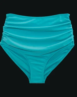 Aqua Ruched High Rise Bottom