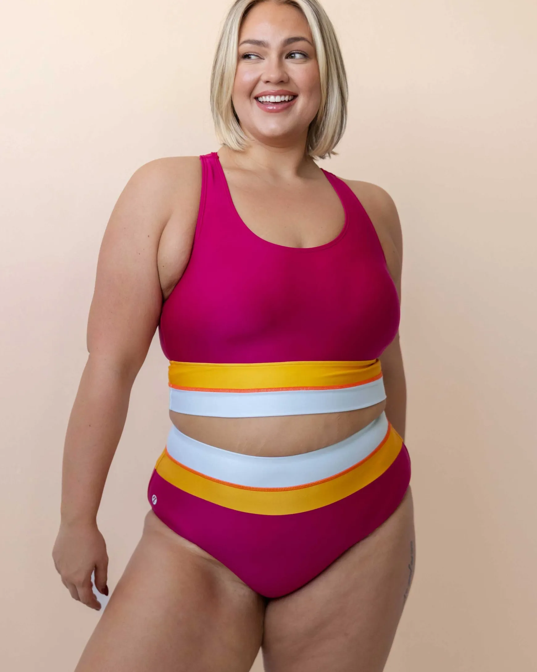 Berry Colorblock Bottom