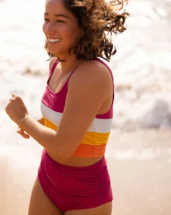 Berry Ruched High Rise Bottom