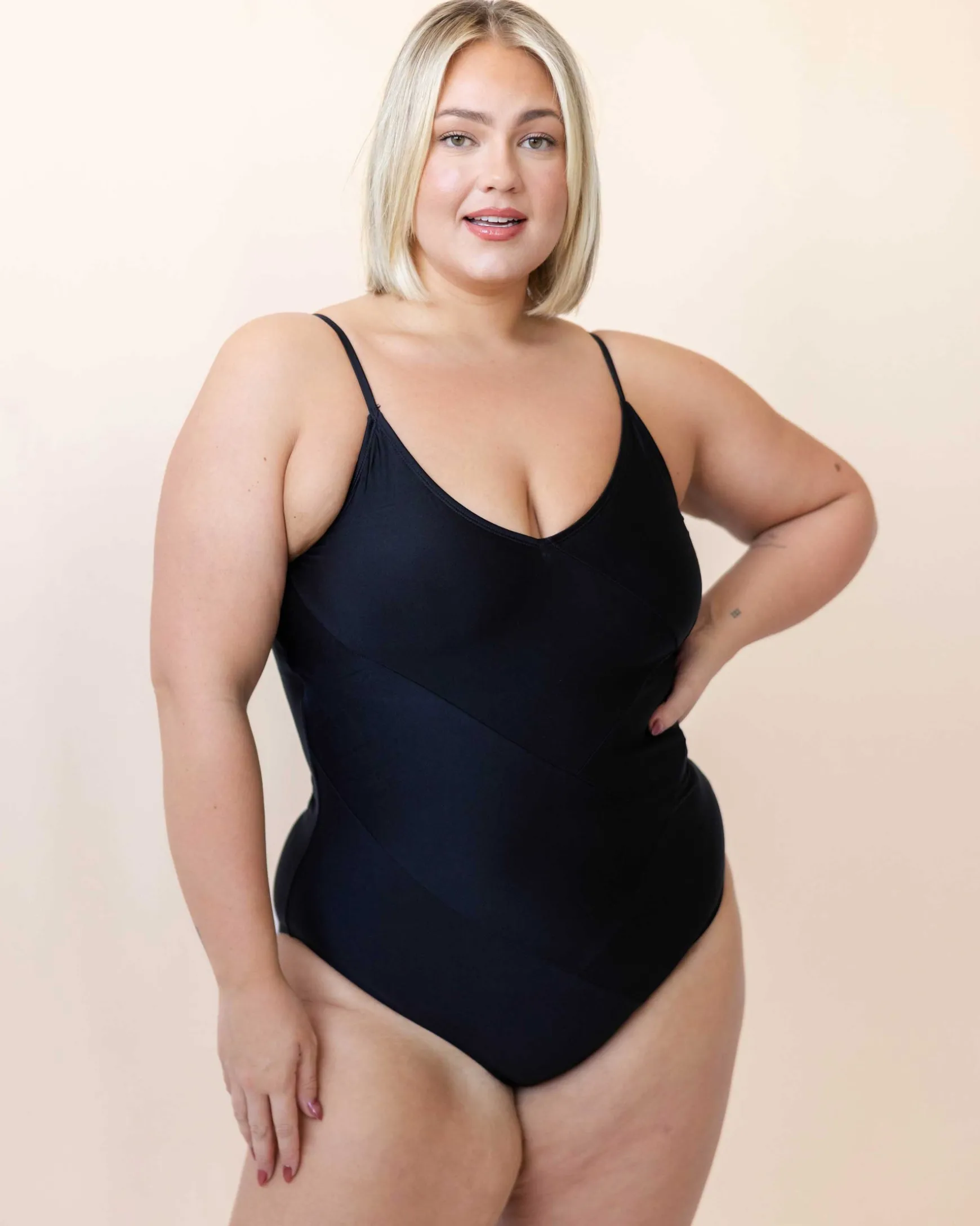 Black Braided One Piece