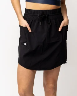 Black Hybrid Skirt