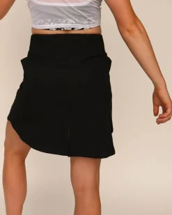 Black Hybrid Skirt