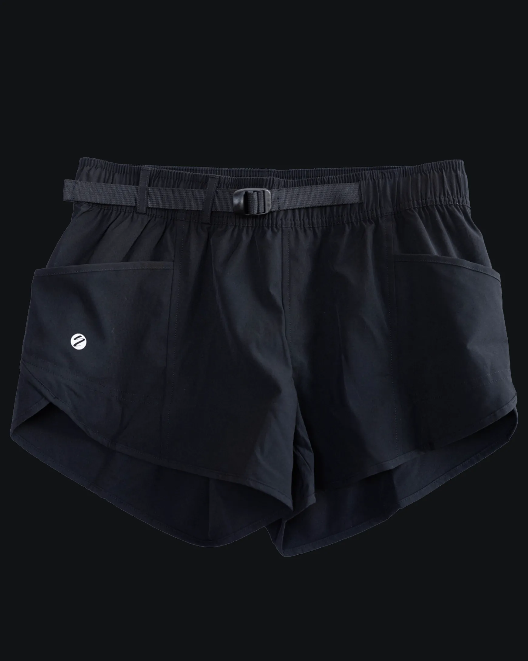 Black Hybrid Uinta Short