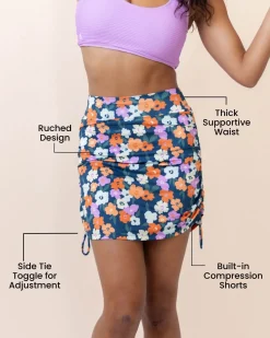 Brookside Ruched Swim Skirt