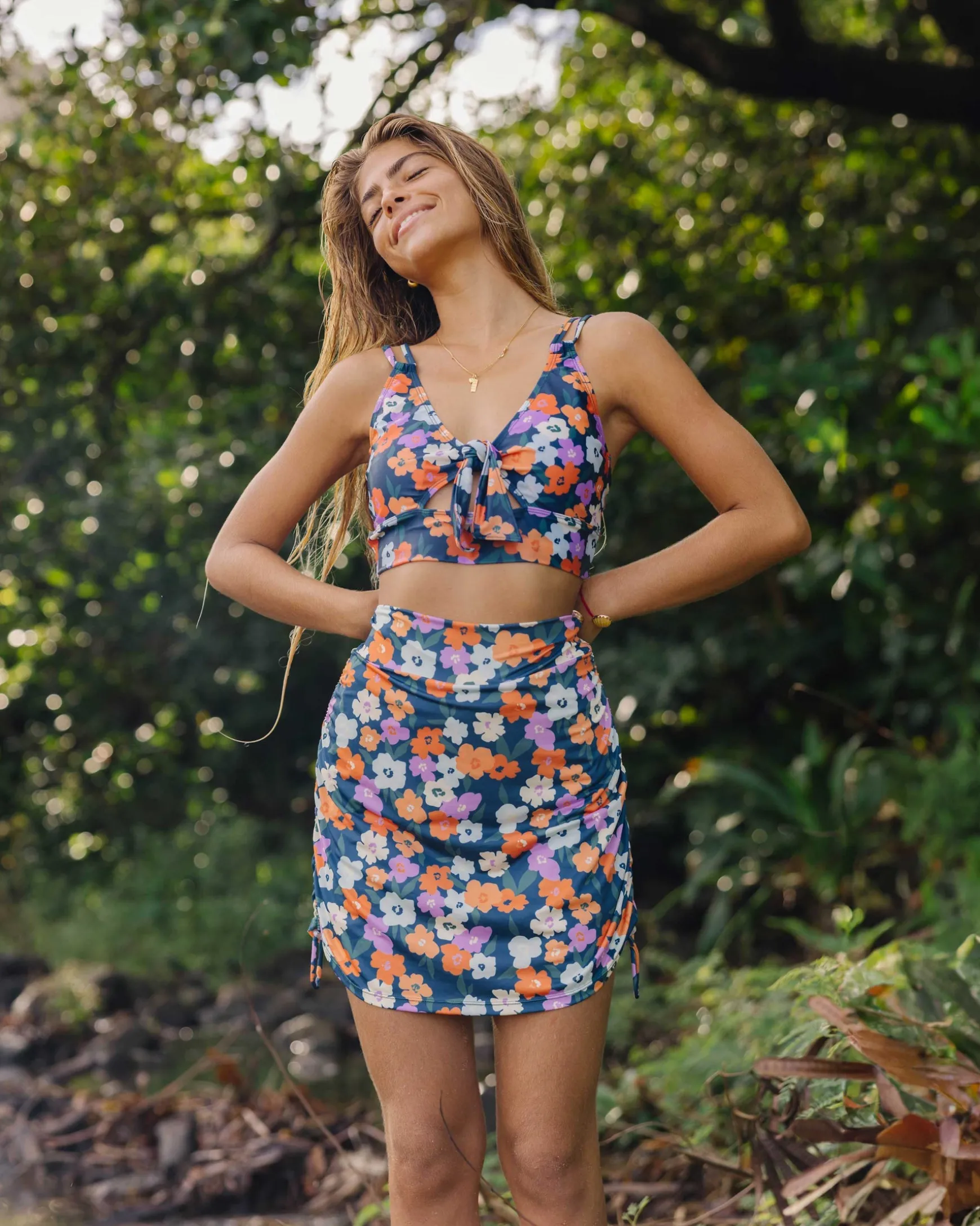 Brookside Ruched Swim Skirt