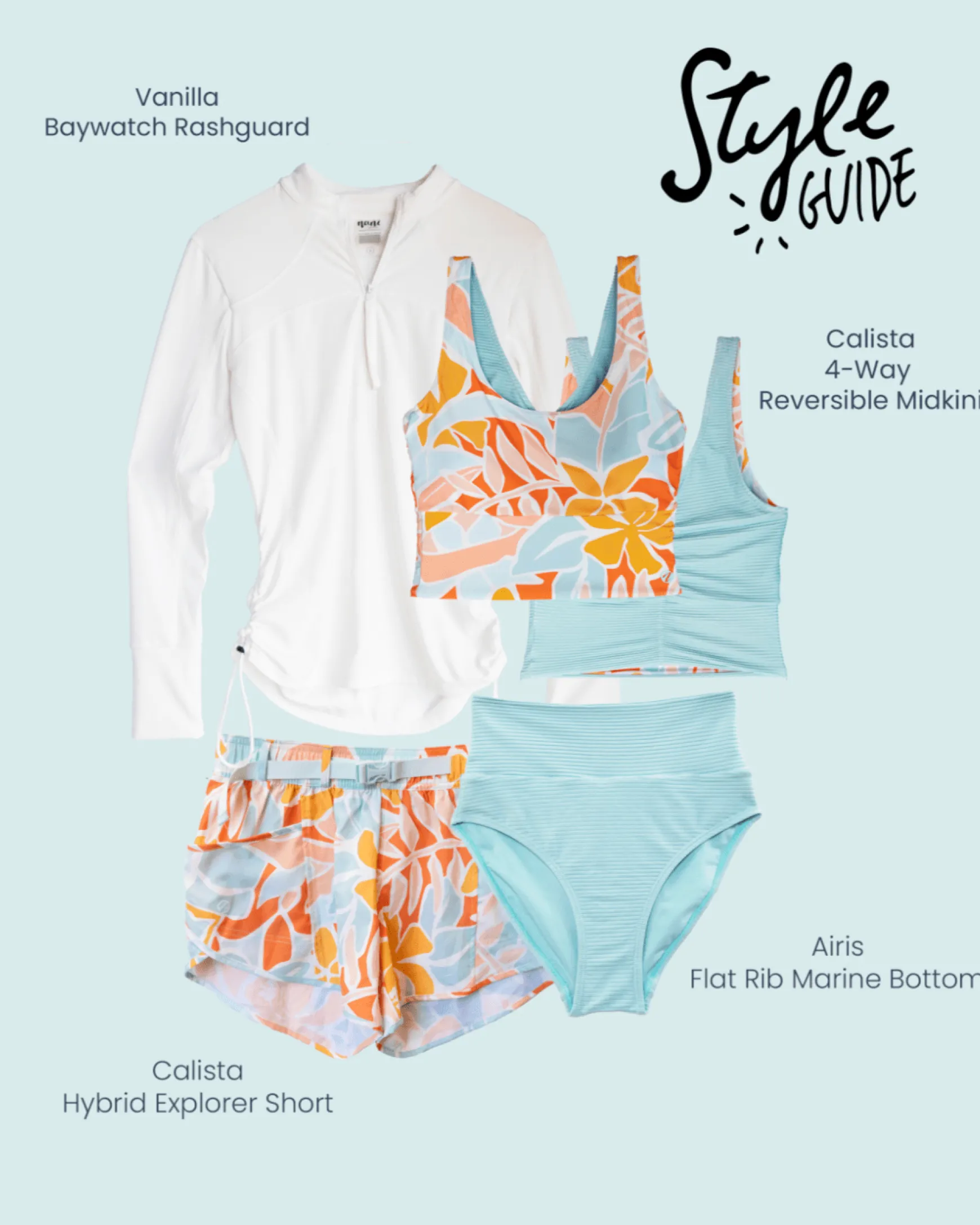 Calista 4 Way Reversible Midkini