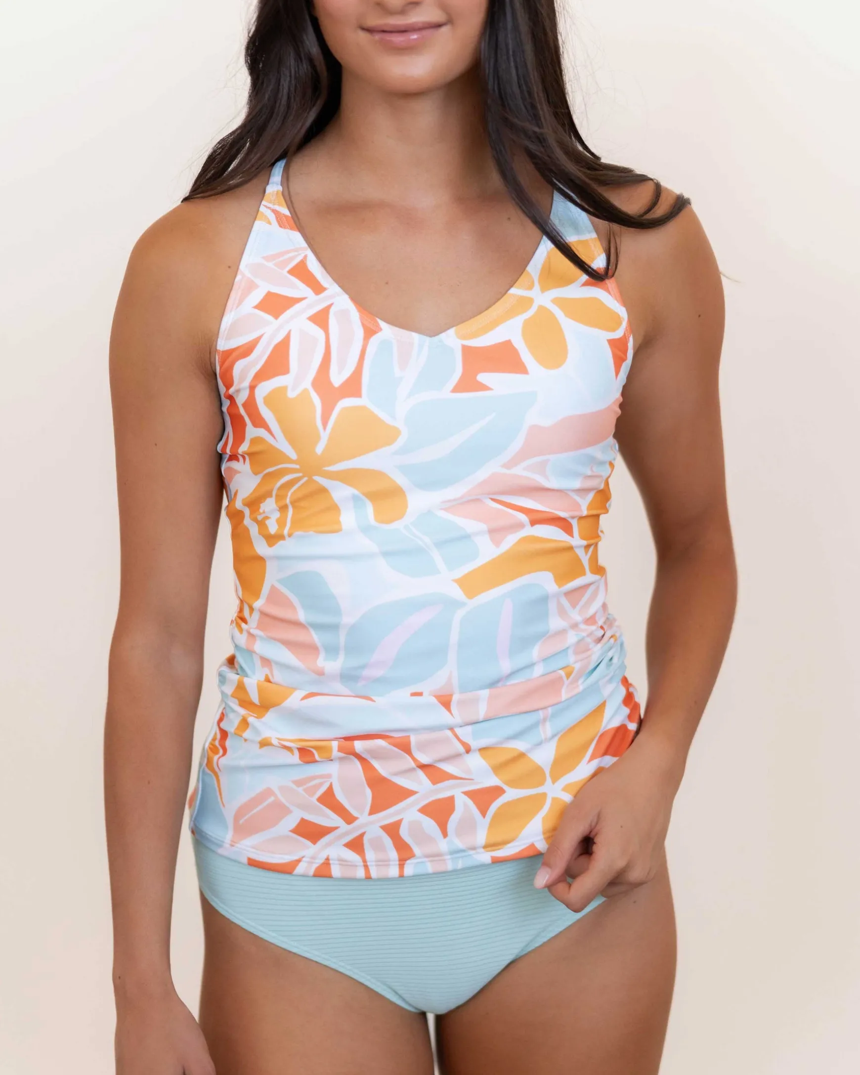 Calista V-Neck Tankini