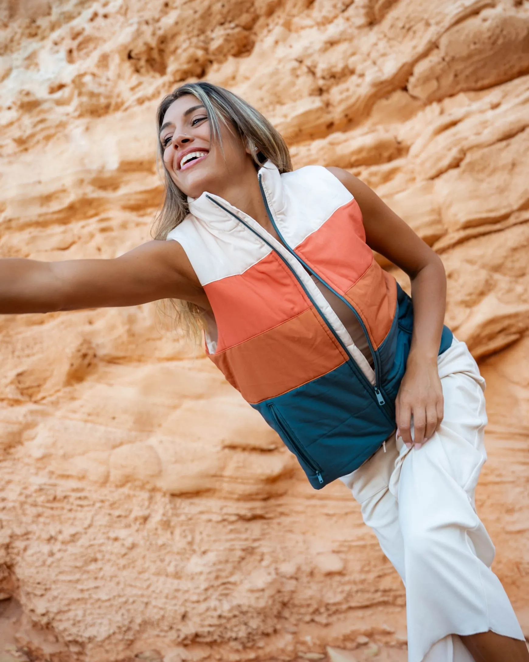 Camp Colorblock Vest