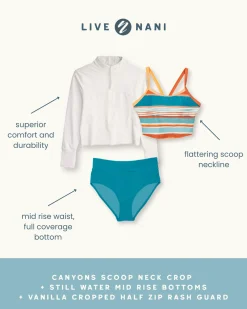 Canyons Scoop Neck Crop