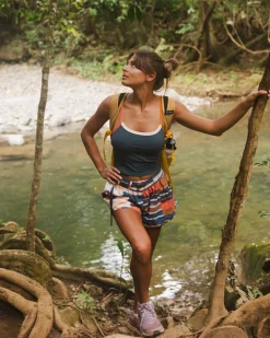 Cascade Stripe Hybrid Explorer Short