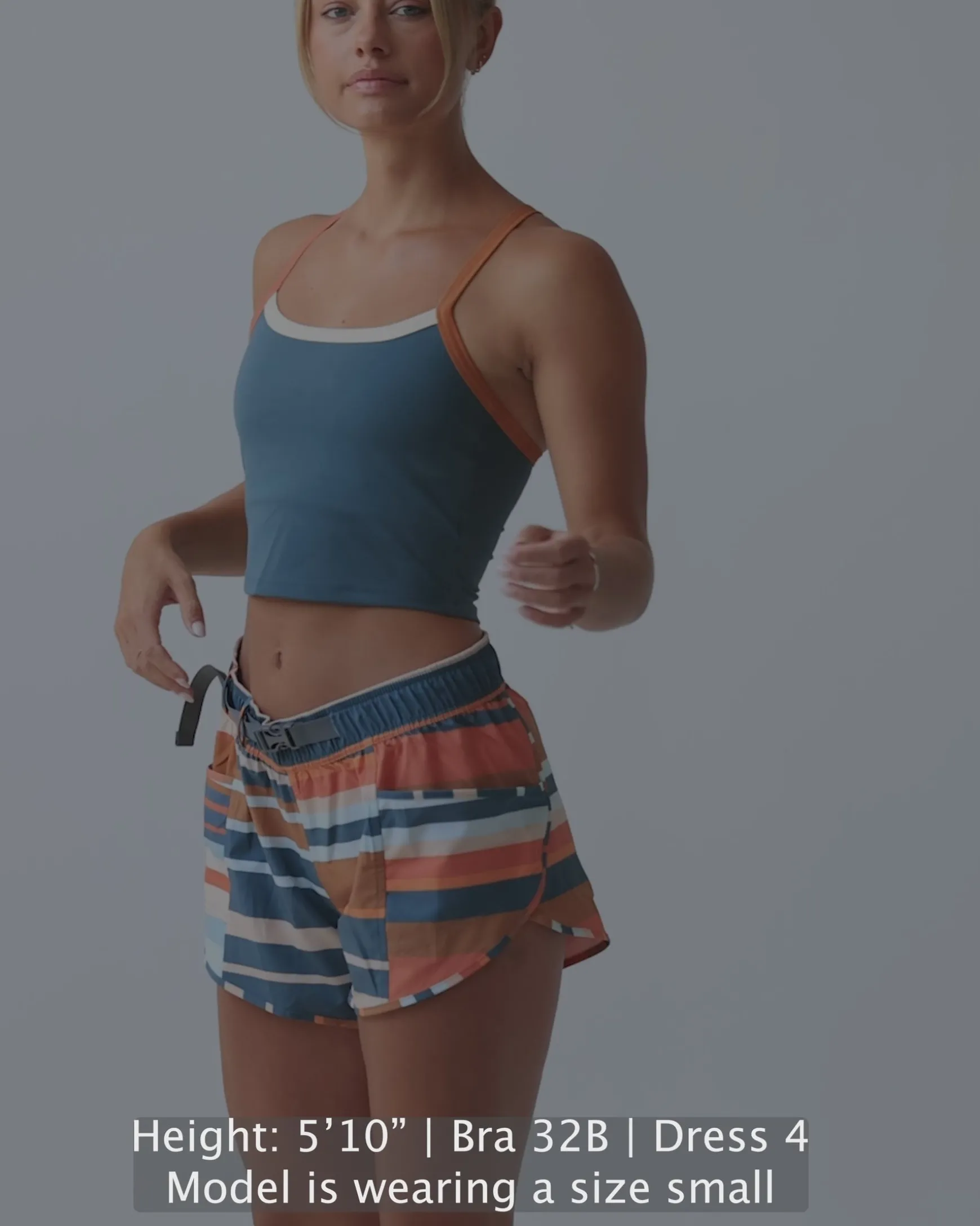 Cascade Stripe Hybrid Explorer Short