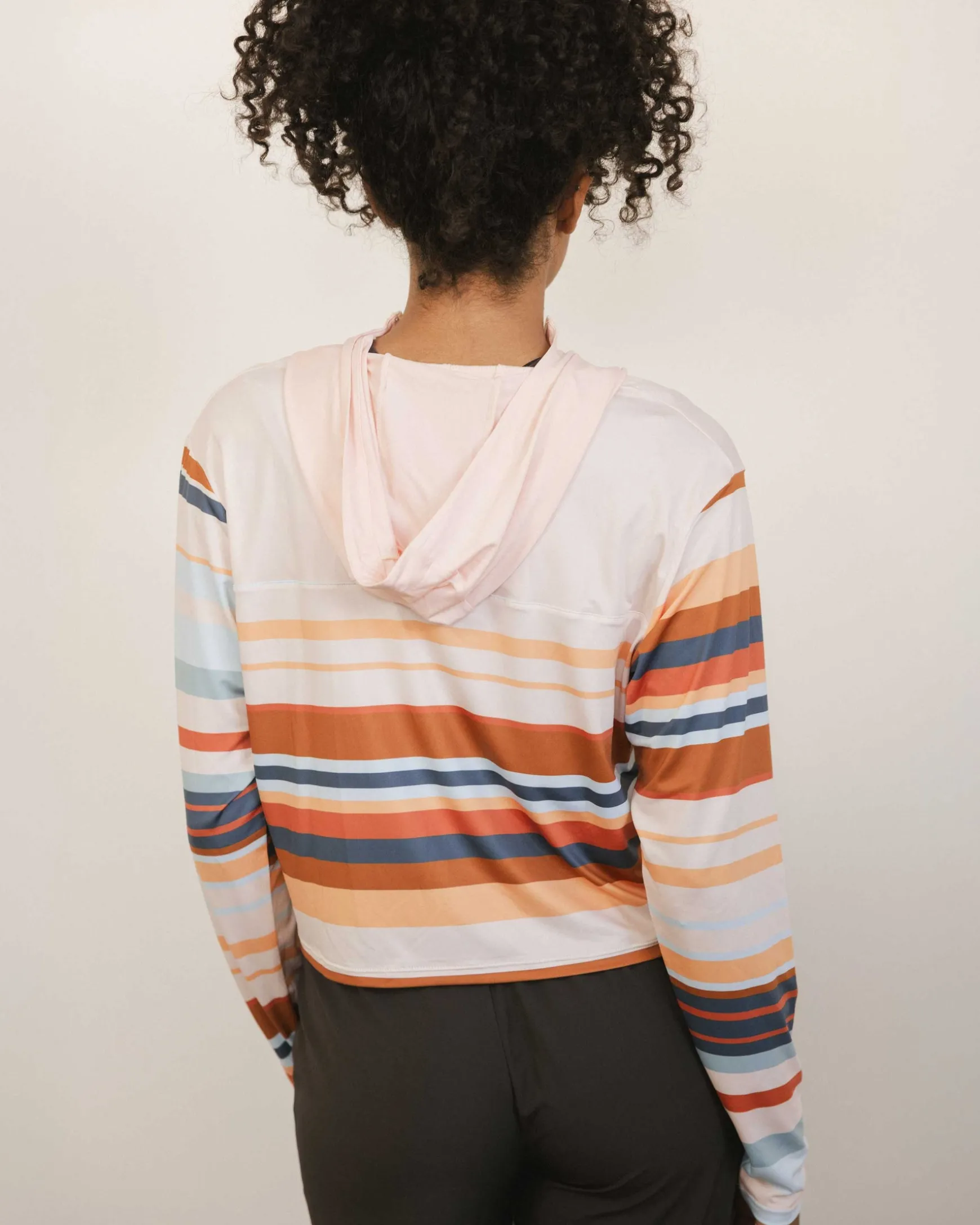 Cascade Stripe Lightweight Quarter Zip