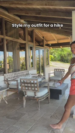 Cascade Stripe Longline Bra