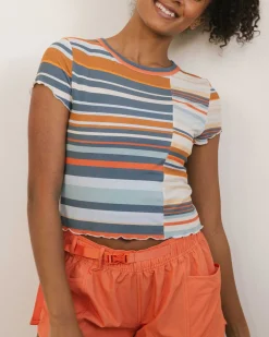 Cascade Stripe Modal Valley Tee