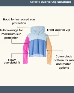 Celeste Quarter Zip Sunshade