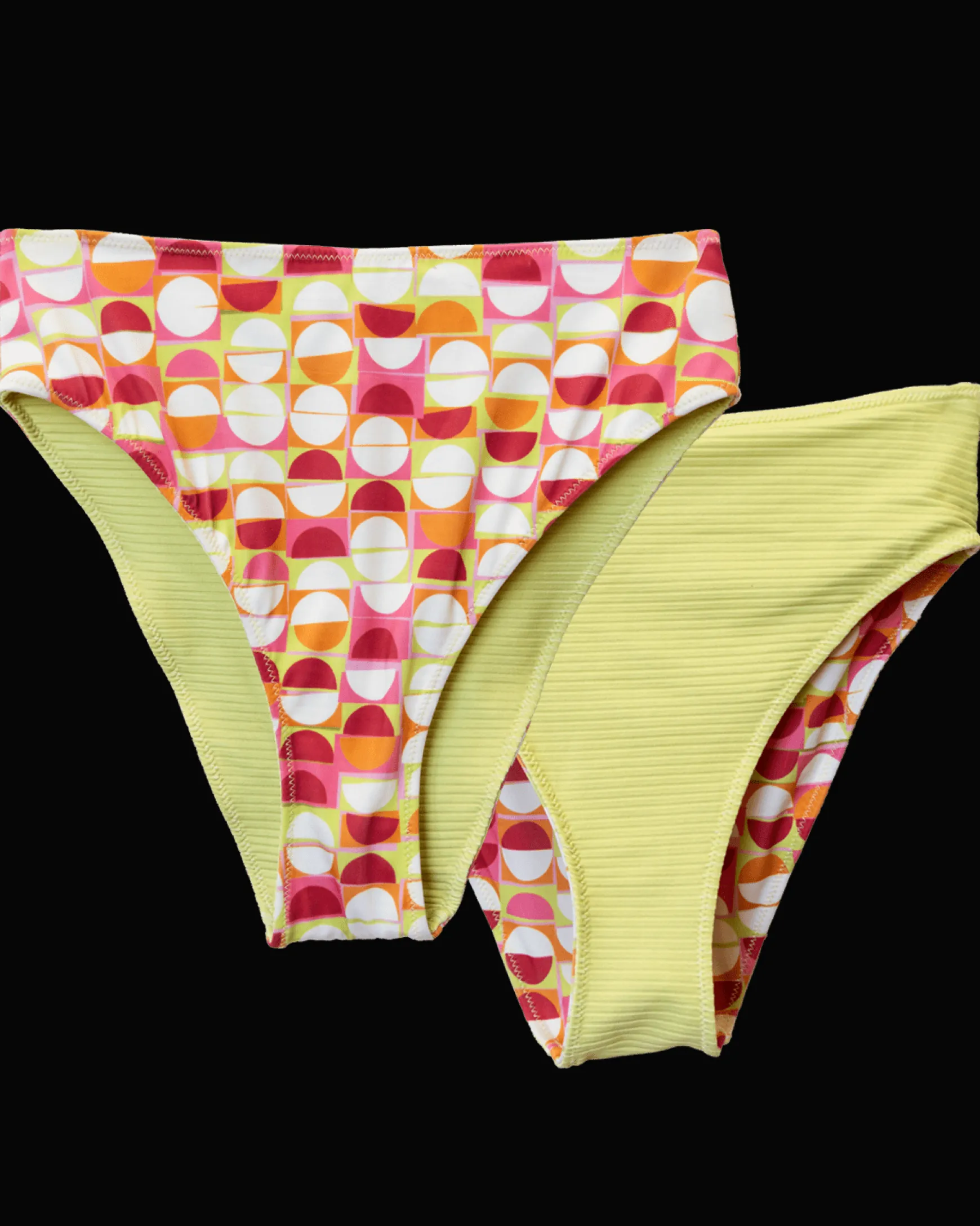 Citrus Reversible High Leg Bottom