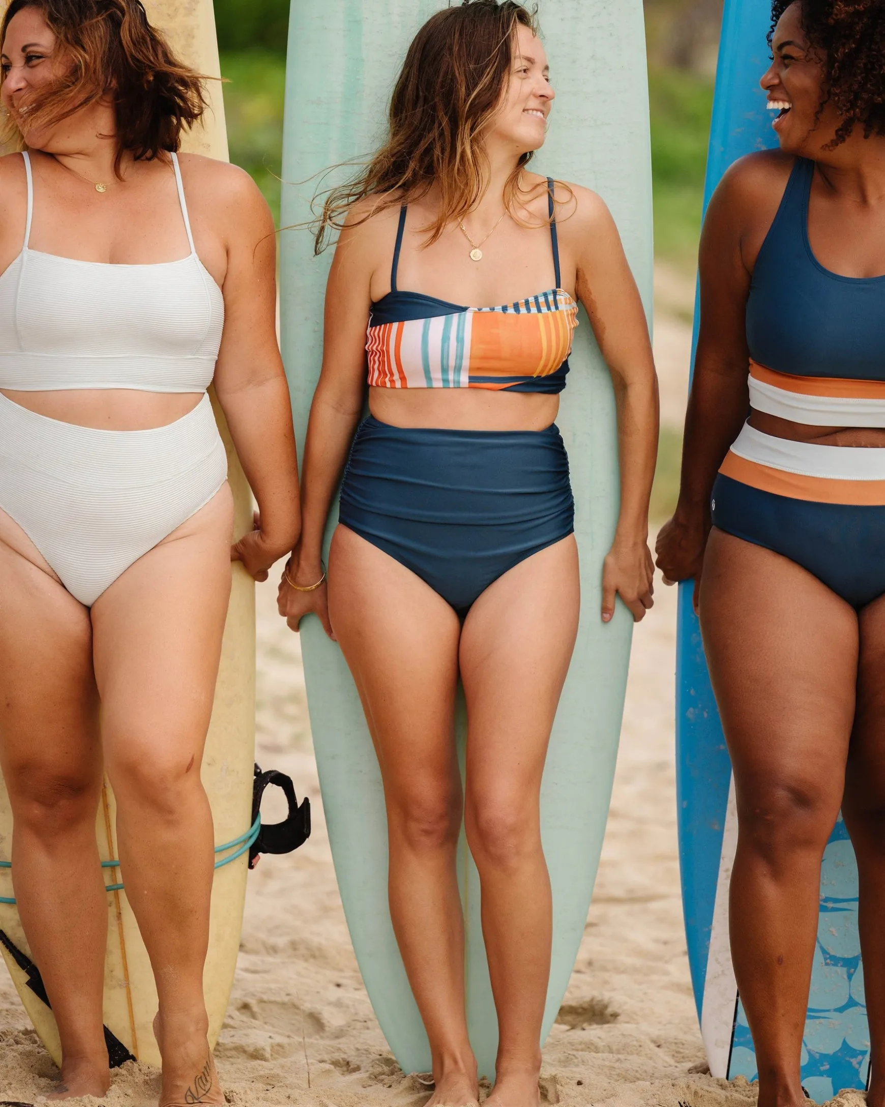 Coastal Ruched High Rise Bottom