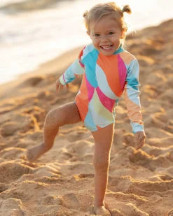 Crest Mini Long Sleeve One Piece