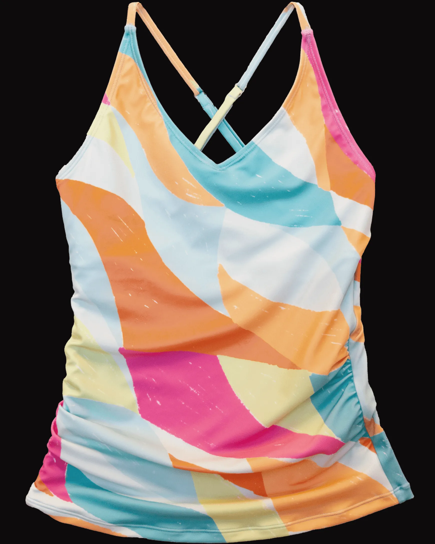 Crest V-Neck Tankini
