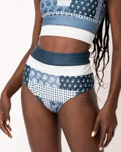 Denim Colorblock Bottom