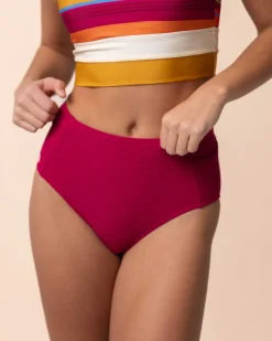 Flat Rib Berry Yoga Pocket Bottom