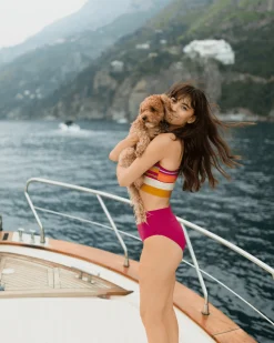 Flat Rib Berry Yoga Pocket Bottom