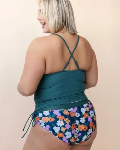 Flat Rib North Shore Drawstring Tankini