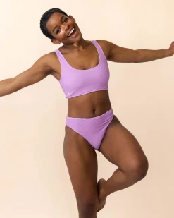 Flat Rib Saltwater Reversible High Leg Bottom