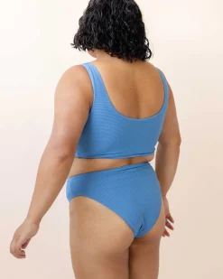 Flat Rib Sunrise Reversible High Leg Bottom