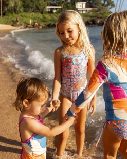 Floral Waves Mini One Piece