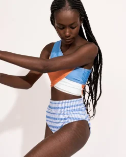 Gingham Mid Rise Bottom