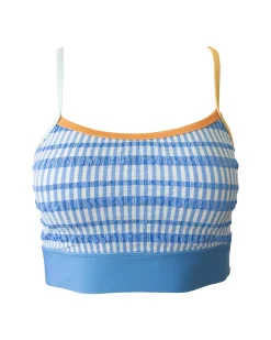 Gingham Shaka Bralette