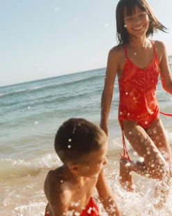 Girls Aloha Tied One Piece