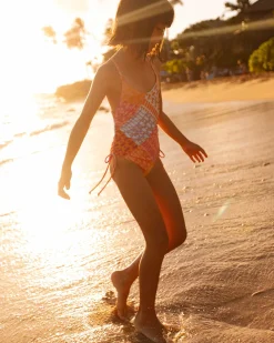 Girls Patch Tied One Piece