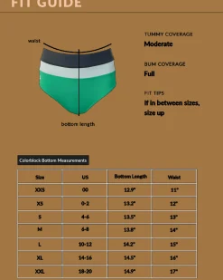 Lime Tree Colorblock Bottom