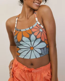 Luna Floral Longline Bra