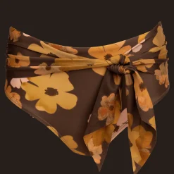 Mocha Floral Tied Up Bottom