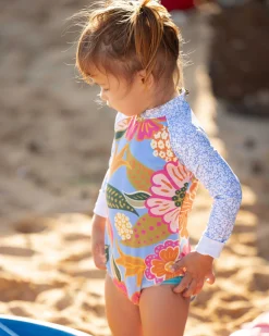 Mona Girls Long Sleeve One Piece