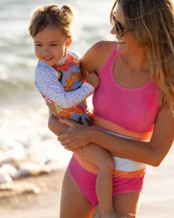 Mona Girls Long Sleeve One Piece