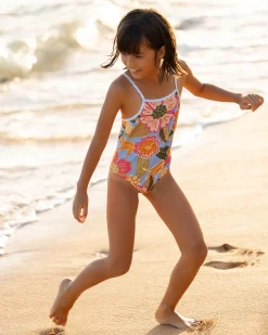 Mona Girls Skinny Strap One Piece