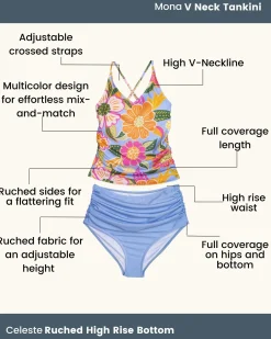 Mona V-Neck Tankini