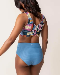 Monica Flat Rib Mid Rise Bottom