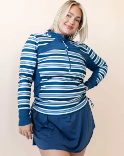 Monica Stripe Baywatch Rashguard