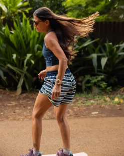 Monica Stripe Expedition Short