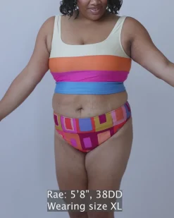 Moroccan Reversible High Leg Bottom