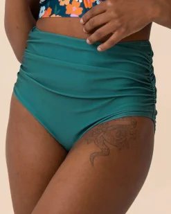 North Shore Ruched High Rise Bottom