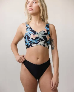 Raven Reversible High Leg Bottom